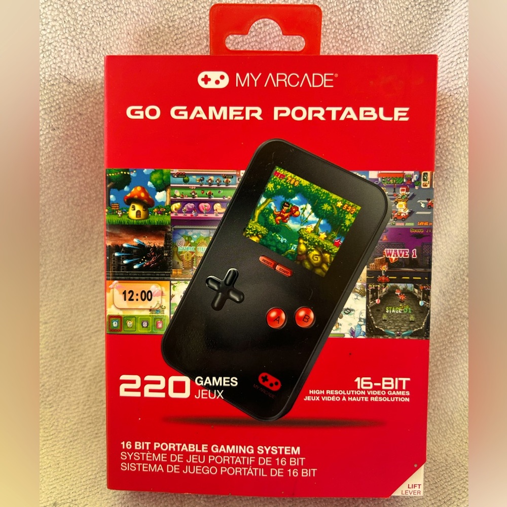 200+ Game Handheld Gaming System. My Arcade: Go Gamer Portable